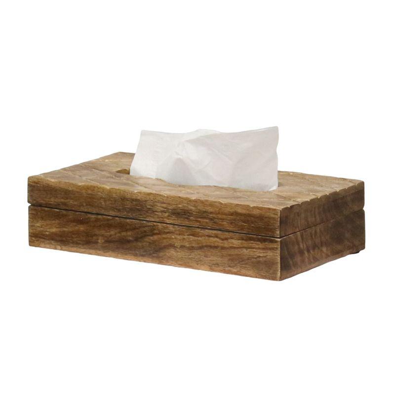 Vintiquewise Modern Decorative Paper Facial Tissue Box Holder for Kitchen, Dining Room, and Office