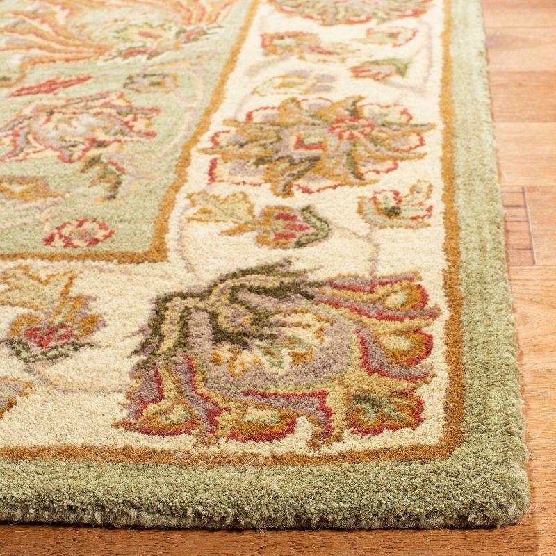 Heritage HG343 Hand Tufted Runner Rug - Green/Gold - 2'3"x20' - Safavieh.