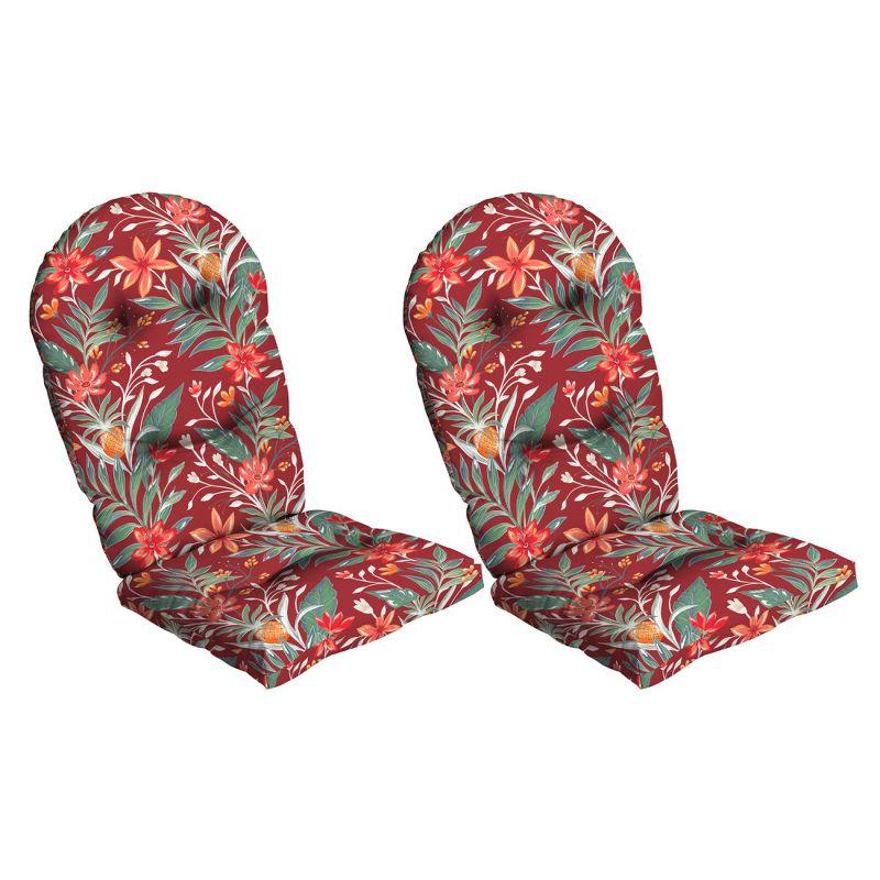 ARDEN earthFIBER Rocking Chair Cushion, Set of 2, 21.5 x 48, Rain-Proof, Fade Resistant, Cushions for Rocking and Adirondack Chairs 21.5 x 48