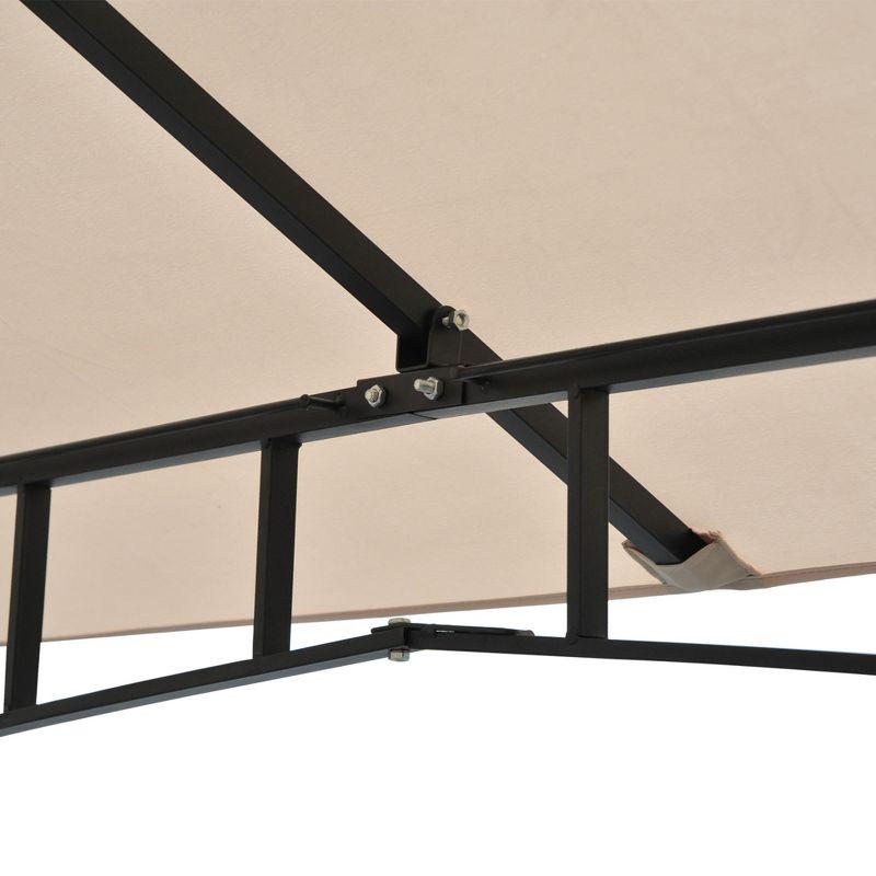 9.7 Ft. W x 9.7 Ft. D Metal Patio Gazebo