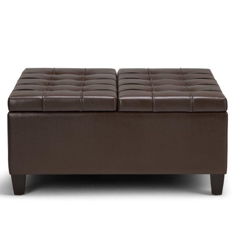 36" Elliot Coffee Table Storage Ottoman - WyndenHall