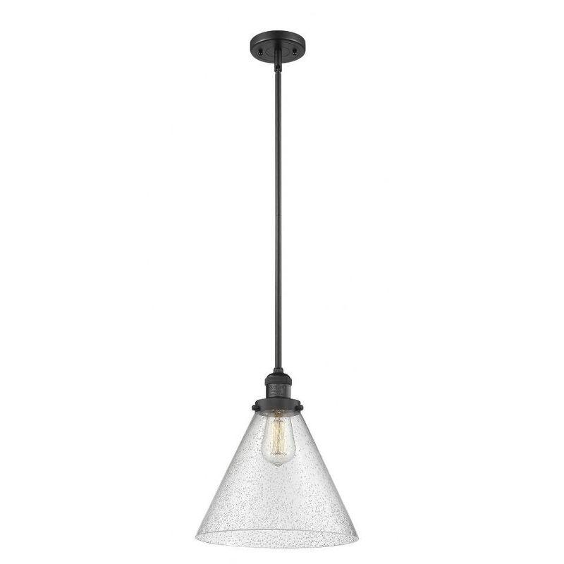 Innovations Lighting Cone 1 - Light Pendant in  Matte Black