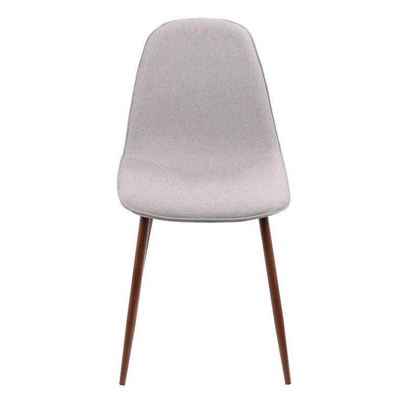 Set of 2 Pebble Mid-Century Modern Dining Accent Chairs - LumiSource