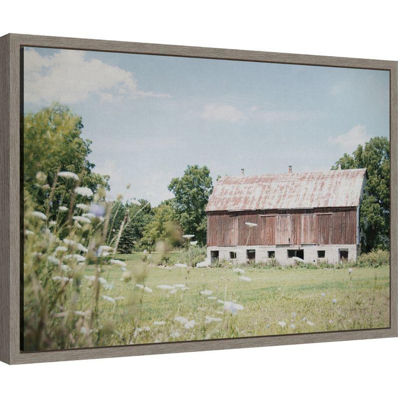 Amanti Art Sun Drenched IV (Barn) by Elizabeth Urquhart Canvas Wall Art Print Framed 23-in. x 16-in.