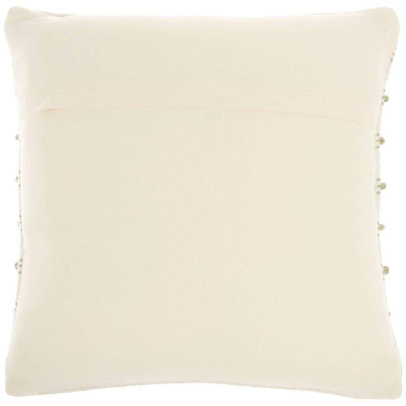 Mina Victory Striped Cotton, Polyester Throw Pillow