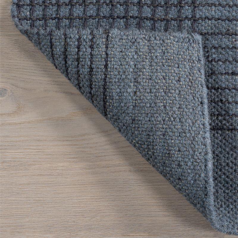 Hurley Plaid Wool Area Rug