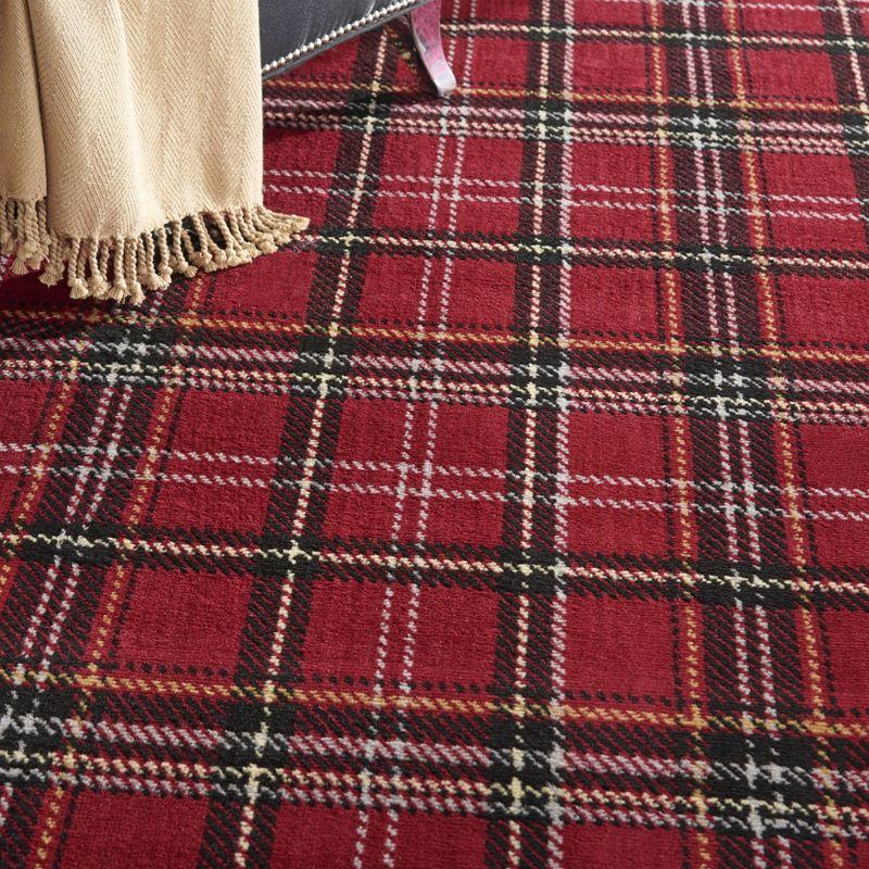 Nourison Grafix Contemporary Plaid Area Rug