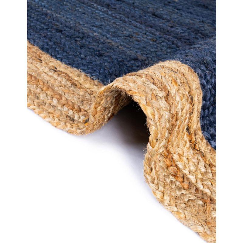 Unique Loom 6' 1 x 9' 0 Goa Braided Jute Rectangle Area Rug
