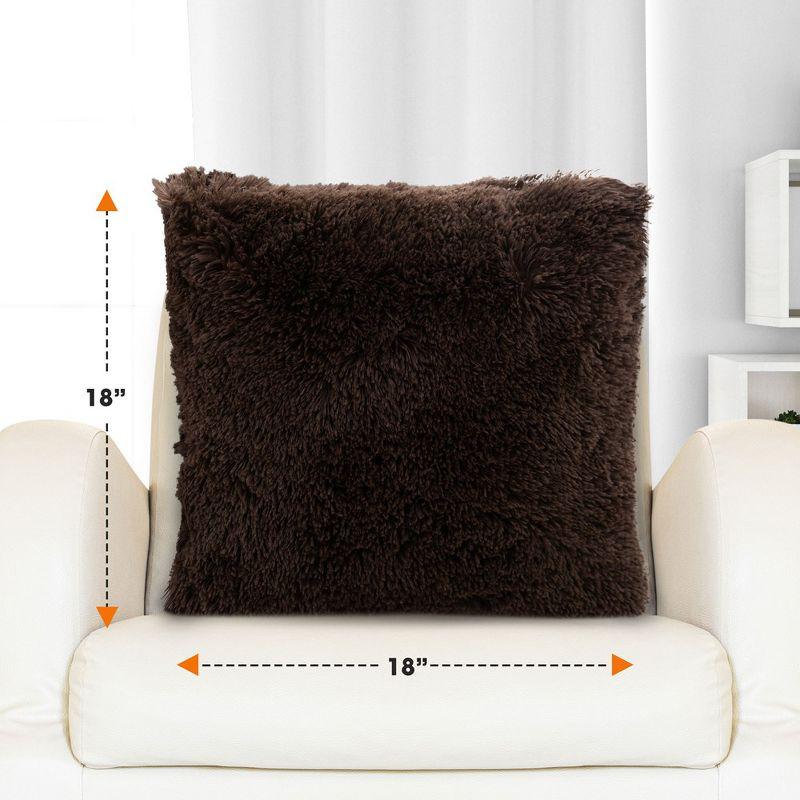 Faux Fur Throw Pillow