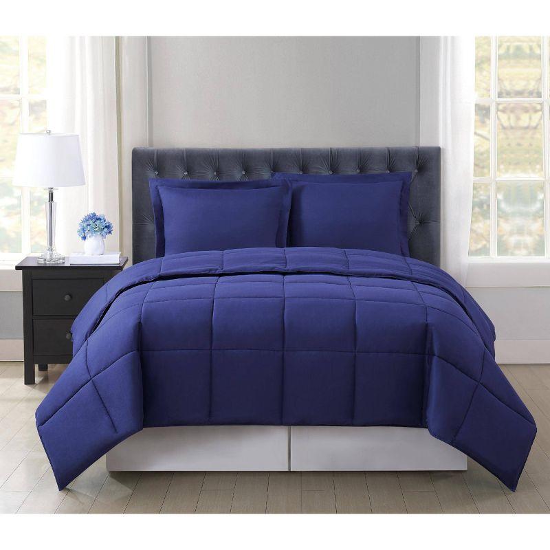 Everyday Baffle Box Stitch Comforter Set