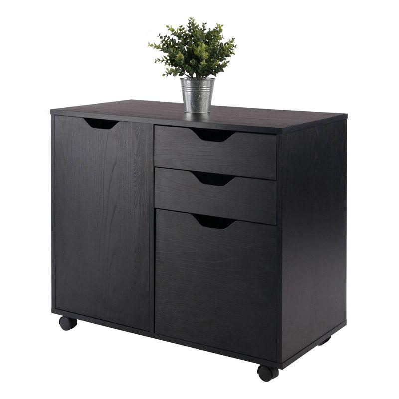 Halifax 2 Sections Mobile Filing Cabinet - Winsome