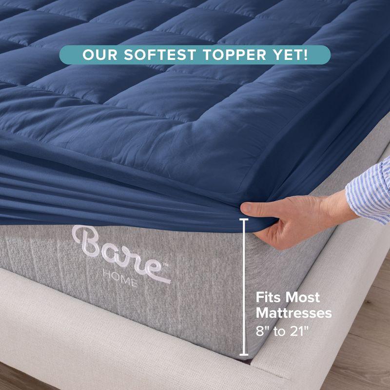 Bare Home Cotton Top Mattress Pad