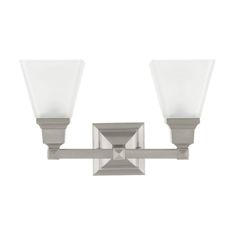 Livex Lighting Mission 2 - Light Vanity in  Brushed Nickel
