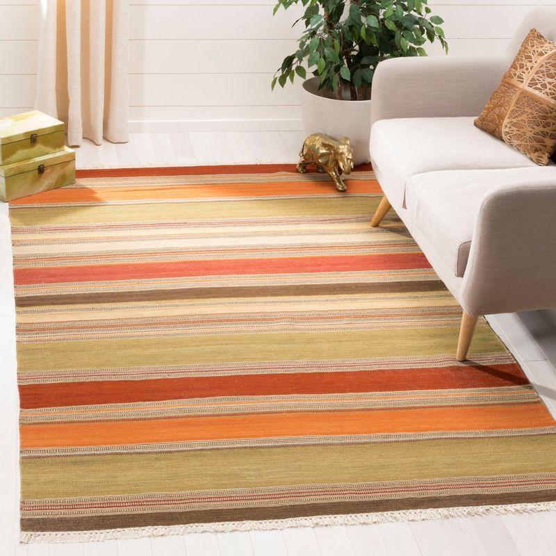 Striped Kilim STK317 Hand Woven Area Rug  - Safavieh