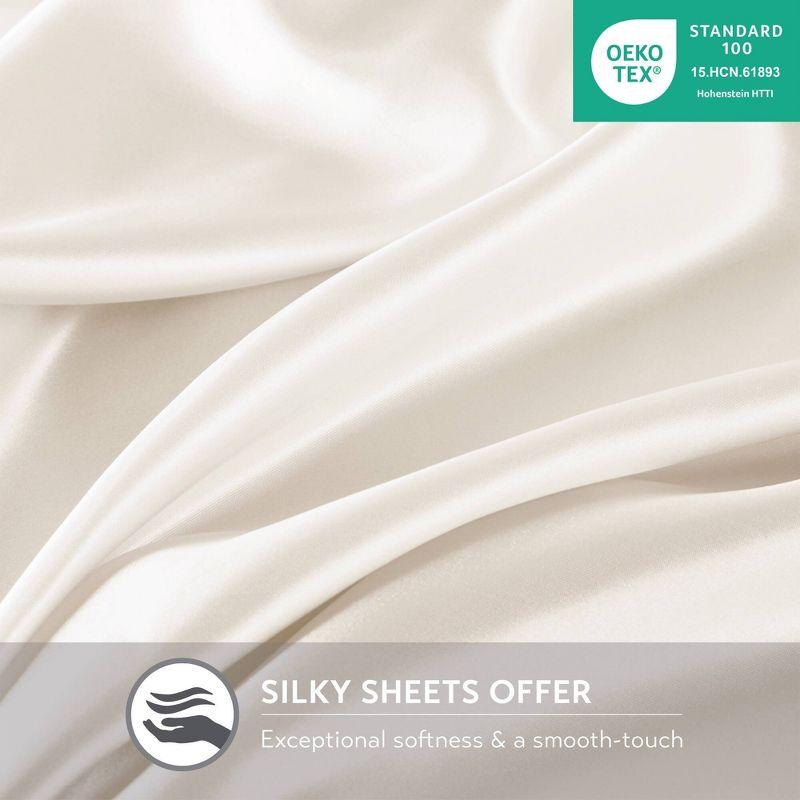 Madison Park Essentials Satin Luxury 2PC Pillowcases (Set of 2)