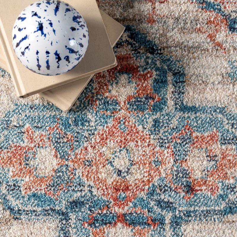 Nuloom Harley Faded Medallion Indoor Area Rug