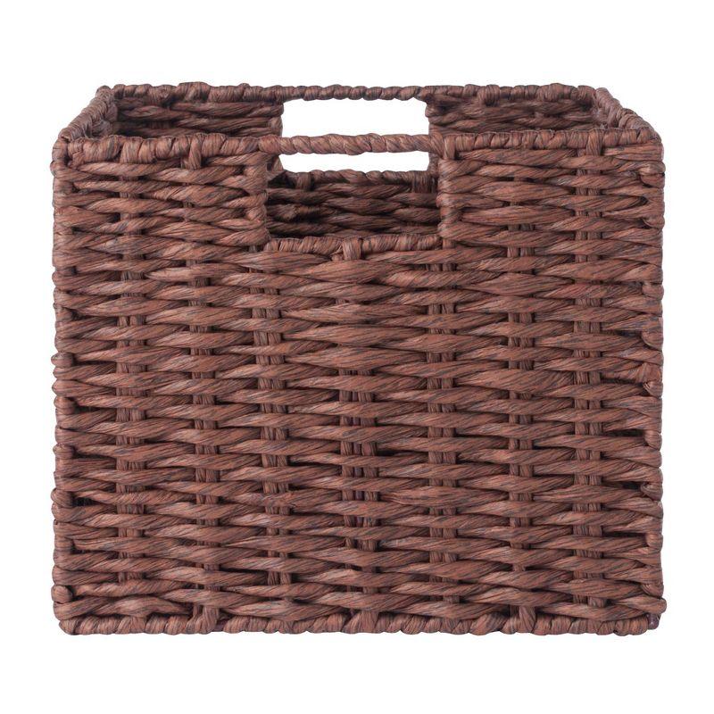 Walnut Woven Rope Small Storage Basket Set