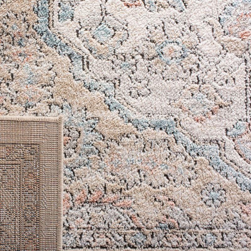Oregon ORE813 Power Loomed Indoor Area Rug - 6'7"x6'7" - Grey/Blue - Safavieh