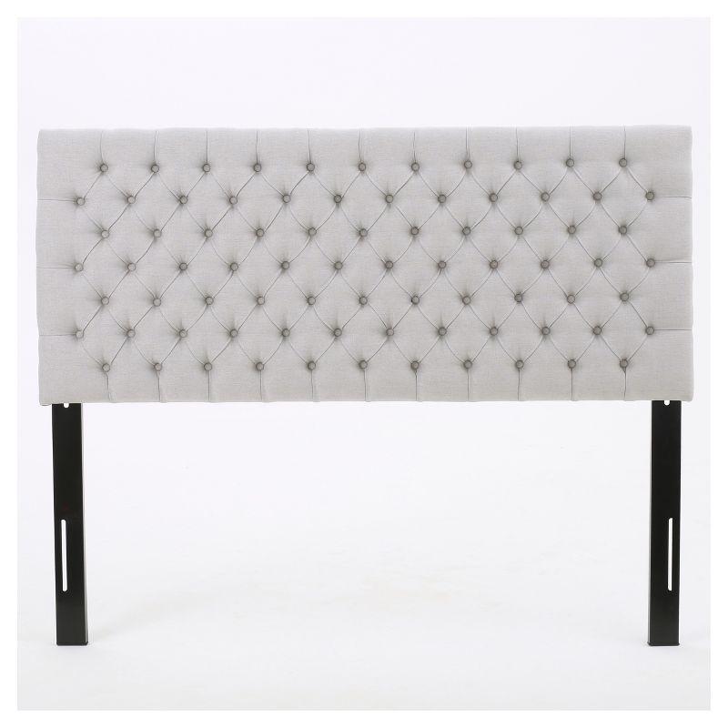 Bierman Upholstered Headboard - Light Gray - Full/Queen - Christopher Knight Home