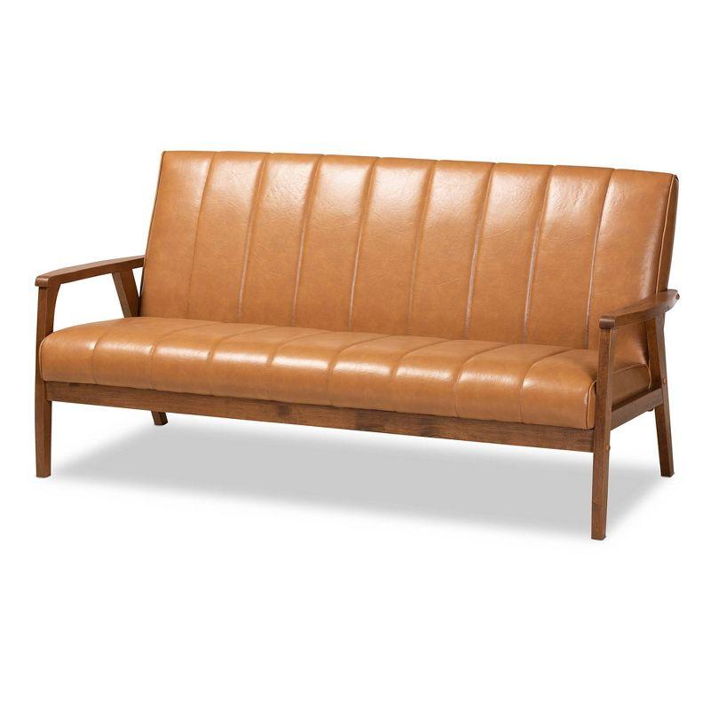 Alonah 64'' Faux Leather Sofa