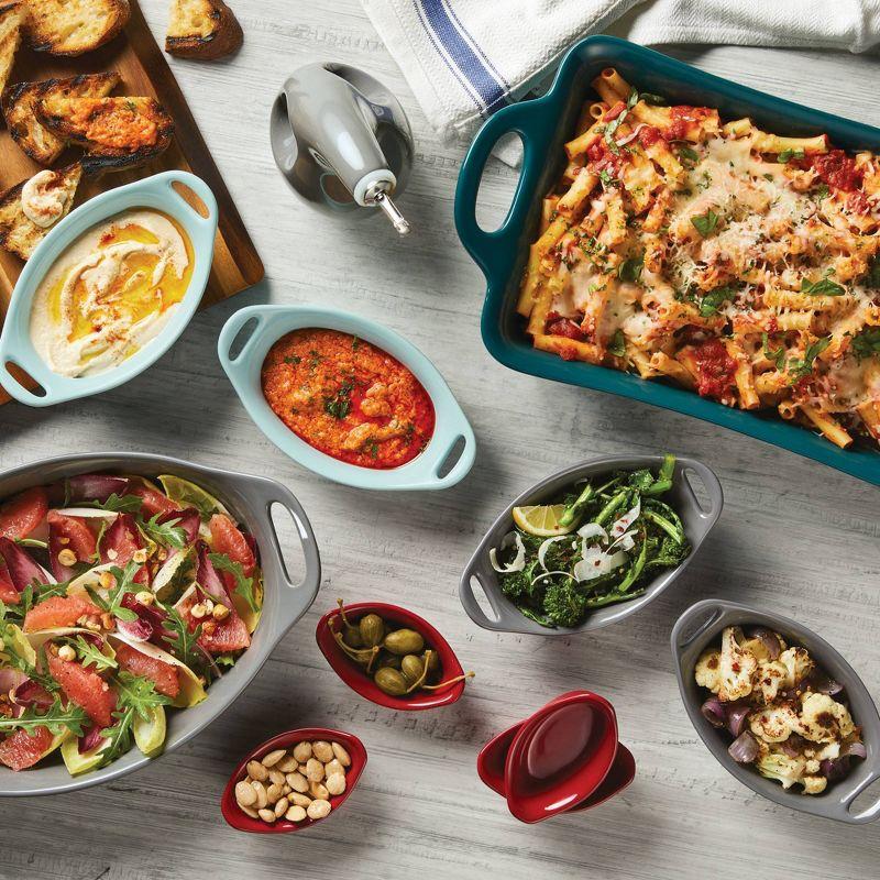Rachael Ray Rachael Ray Ceramics Oval Au Gratin Baker Set (Set of 2)
