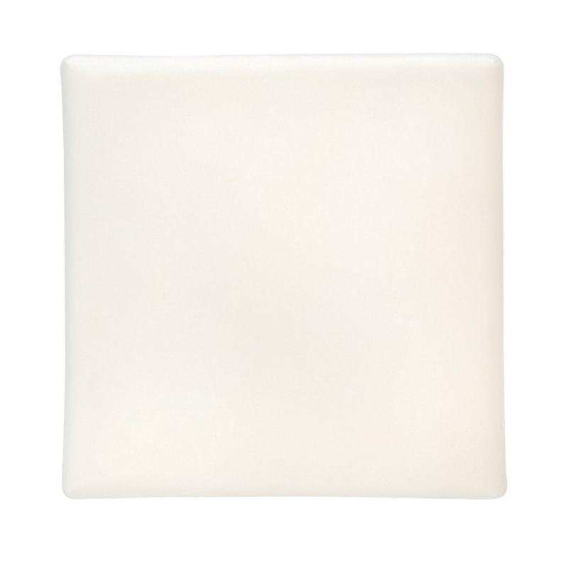 Fleur Square Ottoman - Creme/Gold - Safavieh