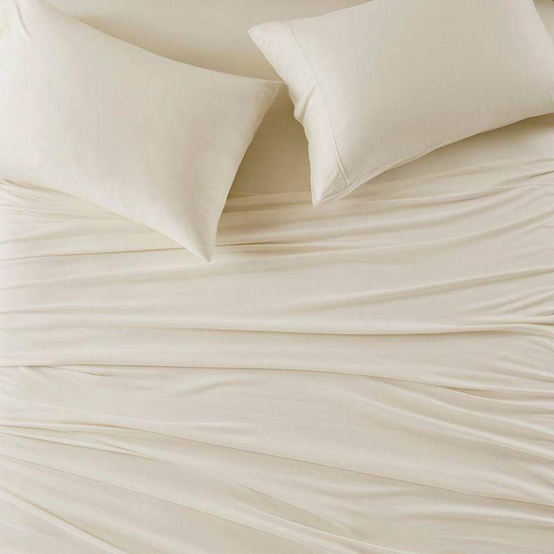 Cotton Blend Jersey Knit All Season Sheet Set