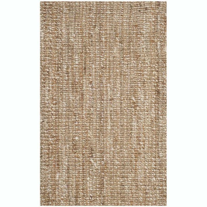 Natural Ivory Handwoven Wool Area Rug