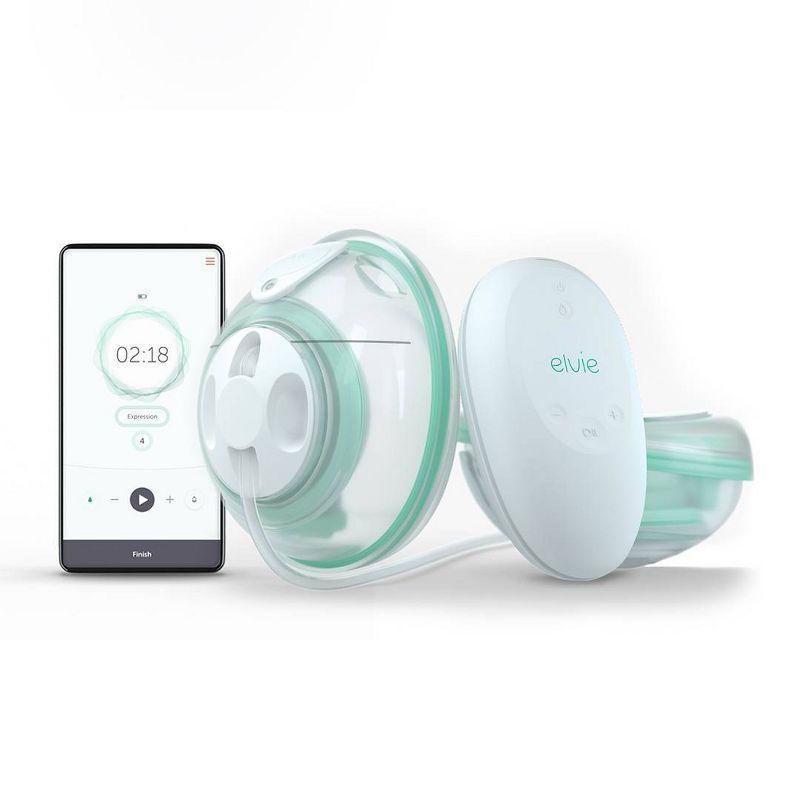 Elvie Stride Plus Hands-Free Hospital-Grade Electric Breast Pump