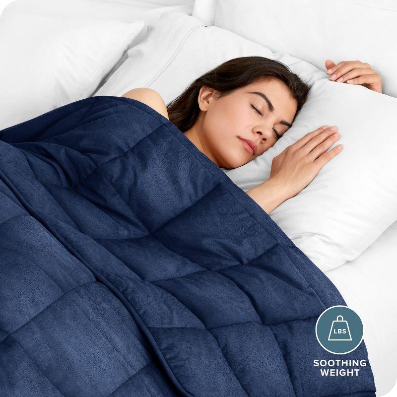 Bare Home Minky Fleece Weighted Blanket
