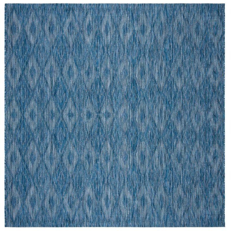 Safavieh Navy Blue Square Indoor/Outdoor Area Rug