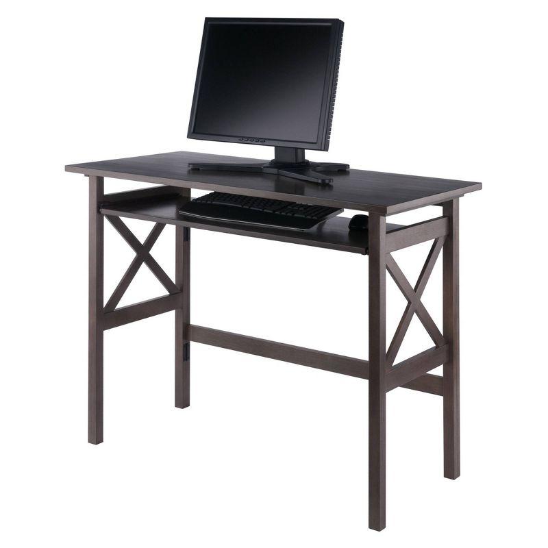 Xander Foldable Desk Oyster Gray - Winsome