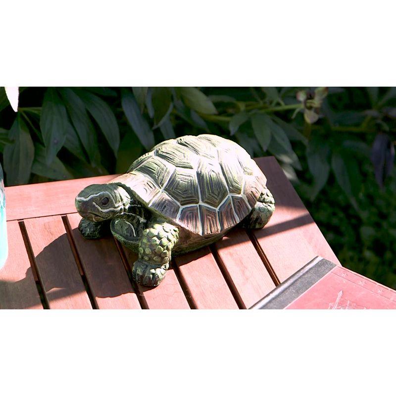 Sunnydaze Indoor/Outdoor Lifelike Terrance the Tortoise Patio Garden Yard Entryway Decorative Statue - 9" - 1 Statue