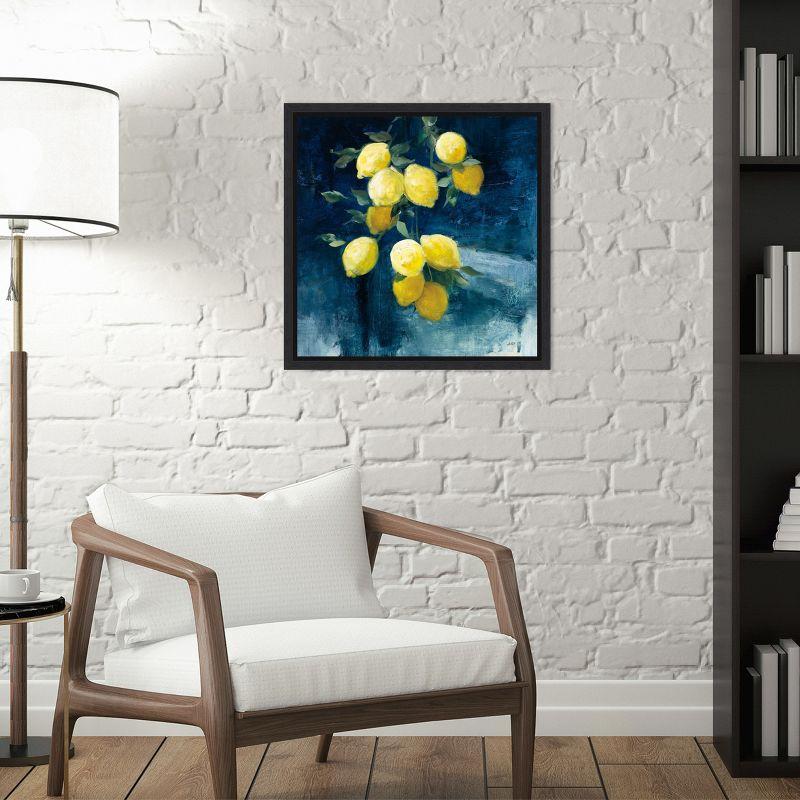 Amanti Art Lemon Grove I by Julia Purinton Canvas Wall Art Print Framed 16 x 16-in.