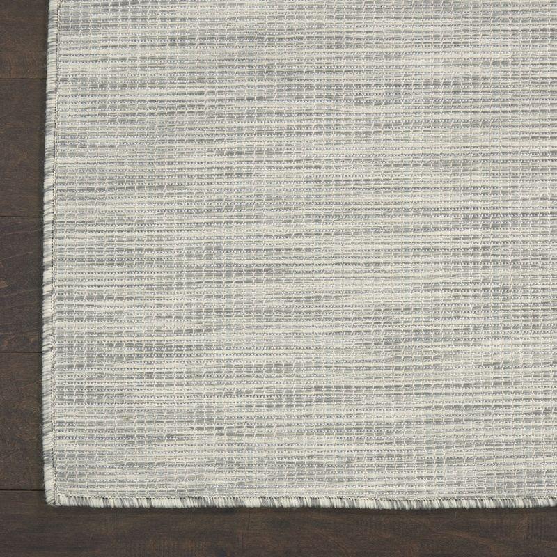 Nourison Positano POS01 Indoor/outdoor Area Rug - Light Grey 3' x 5'