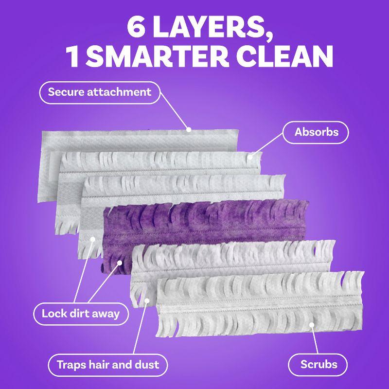 Swiffer Power Mop Multi-Surface Mopping Pad Refills for Floor Cleaning - 5ct