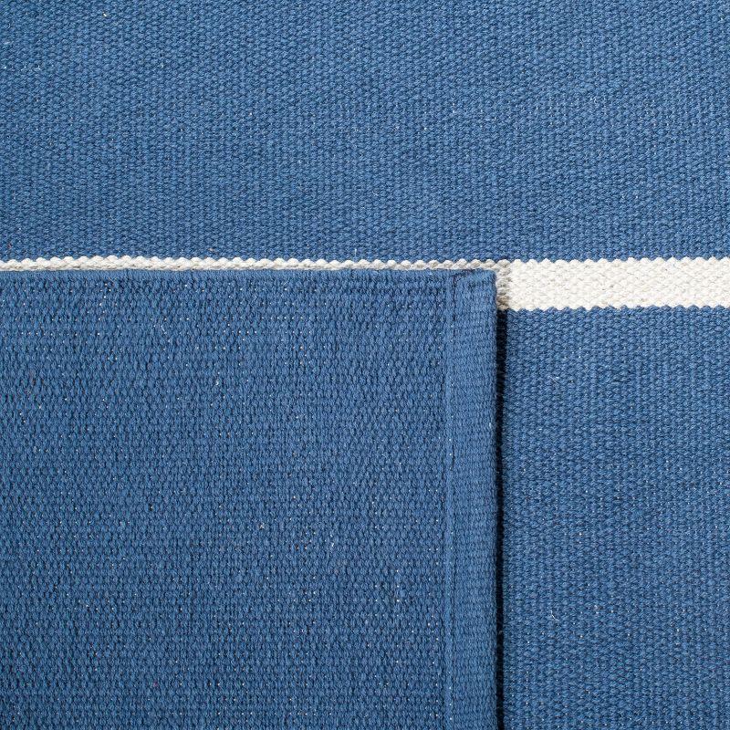 Montauk MTK311 Hand Woven Indoor Area Rug - Navy/Ivory - 6'x6' - Safavieh