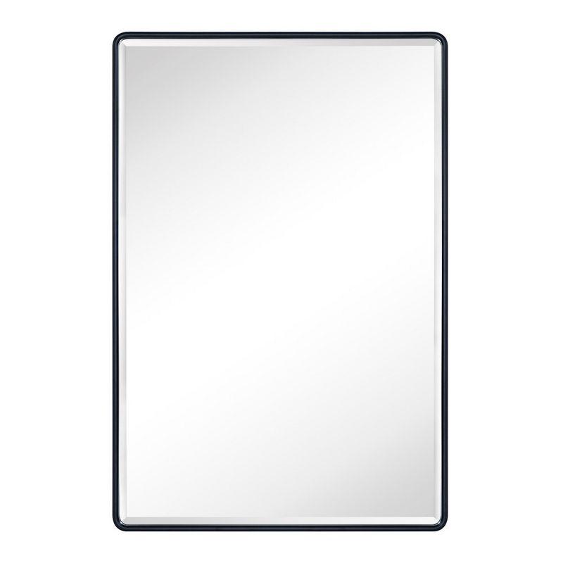 TEHOME Farmhouse Recessed Metal Rectangular Bathroom Medicine Cabinets with Mirror