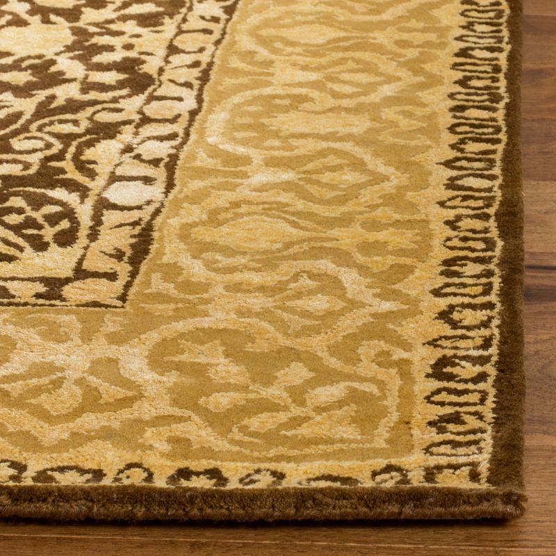 Silk Road SKR213 Hand Tufted Area Rug - Brown/Ivory - 8'3"x11' - Safavieh.