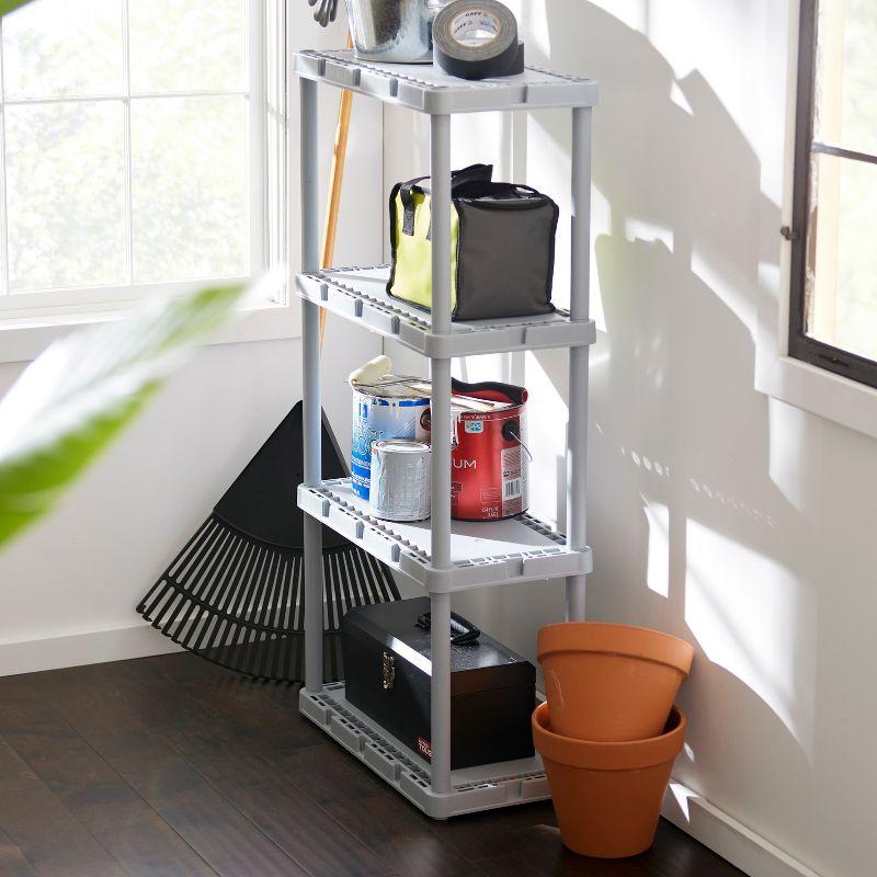 12'' W Plastic Shelving Unit