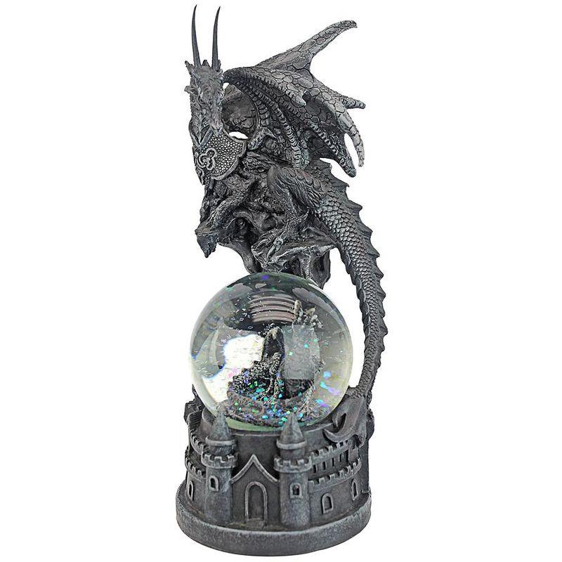 Design Toscano The Dragons of Castle Malahide Gothic Water Globe