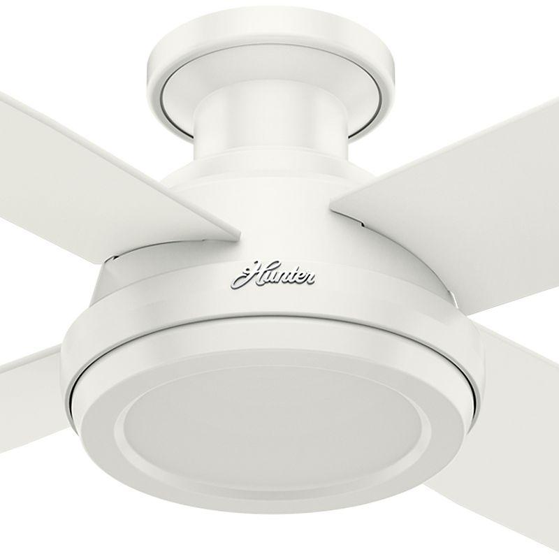 52" Dempsey 4-Blade Flush Mount Ceiling Fan with Remote Control