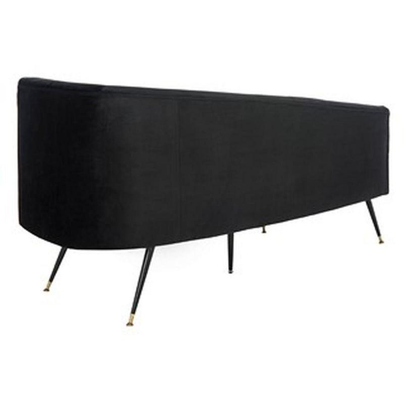 Evangeline Parisian Settee - Black - Safavieh.