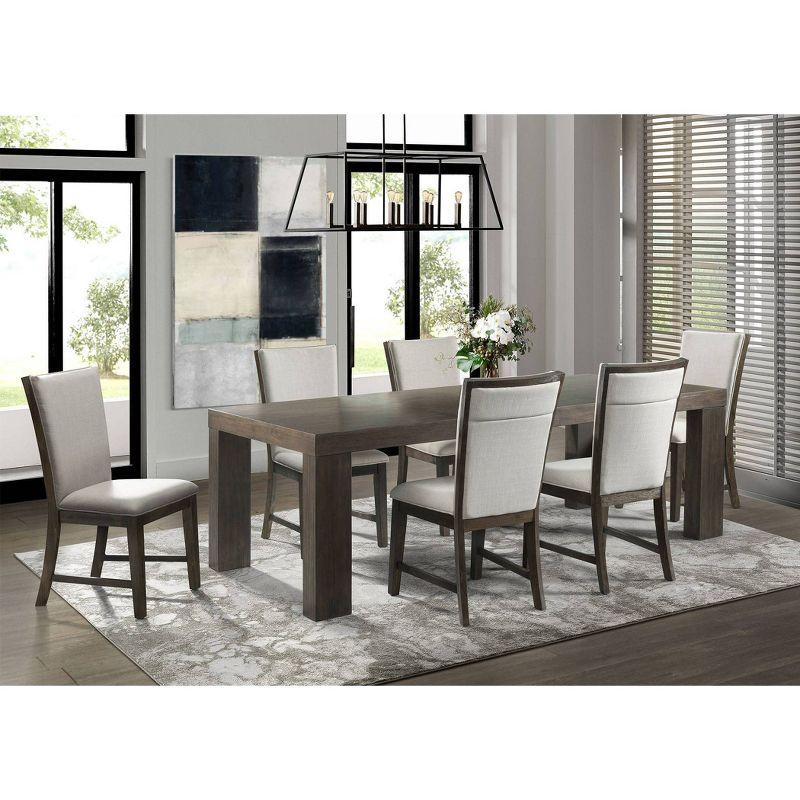 Jasper Upholstered Side Chair Set Toasted Walnut - Picket House Furnishings: Comfortable Seating for Dining Room