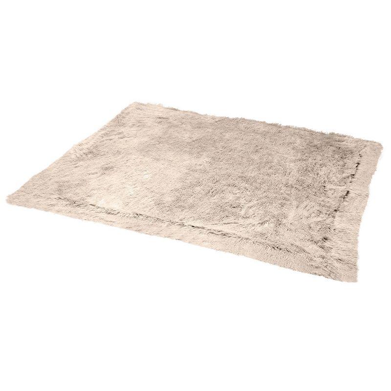 FurHaven Long Fur & Velvet Waterproof Blanket - Taupe, Extra Large