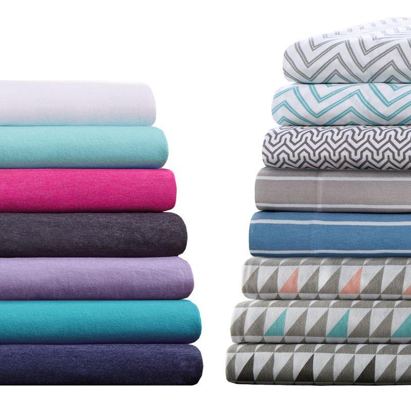 Cotton Blend Jersey Knit All Season Sheet Set