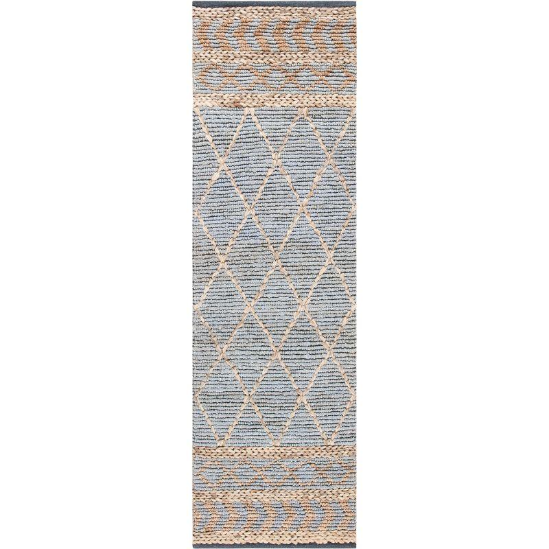 Sand & Stable™ Phippsburg Geometric Handwoven Natural/Blue Area Rug