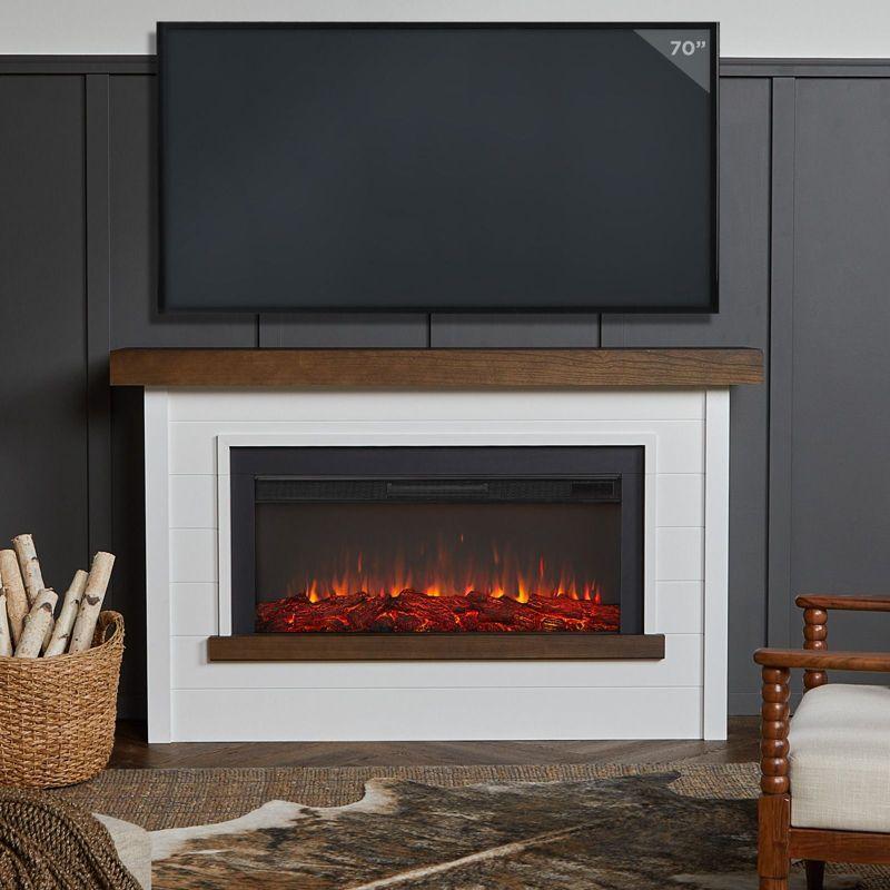 Bernice 65" Landscape Electric Fireplace by Real Flame