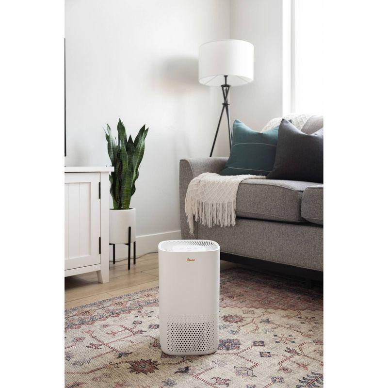 Crane True HEPA Filter Air Purifier - White