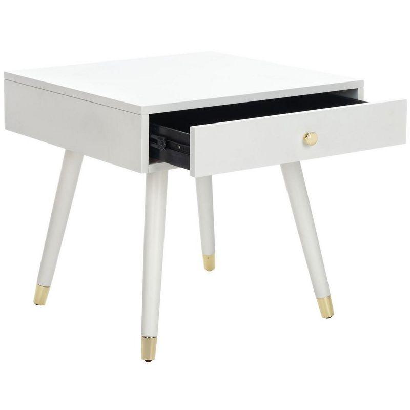 Levinson Gold Cap End Table  - Safavieh